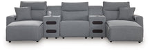 Modmax Power Reclining Sectional with Chaise - Holmwood's Furniture & Design Center (Somersworth, NH)