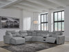 Modmax Power Reclining Sectional with Chaise - Holmwood's Furniture & Design Center (Somersworth, NH)