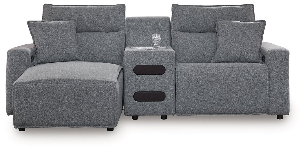 Modmax Power Reclining Sectional with Chaise - Holmwood's Furniture & Design Center (Somersworth, NH)