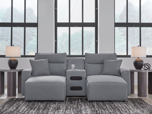 Modmax Power Reclining Sectional with Chaise - Holmwood's Furniture & Design Center (Somersworth, NH)