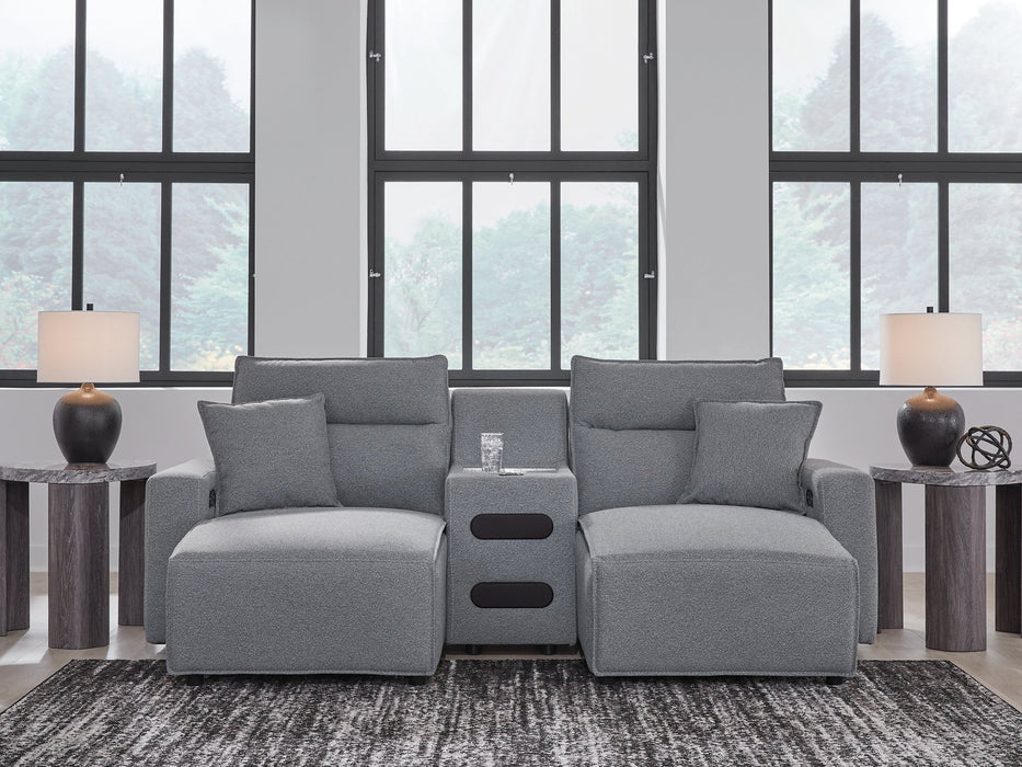 Modmax Power Reclining Sectional with Chaise - Holmwood's Furniture & Design Center (Somersworth, NH)