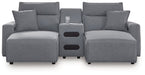 Modmax Power Reclining Sectional with Chaise - Holmwood's Furniture & Design Center (Somersworth, NH)