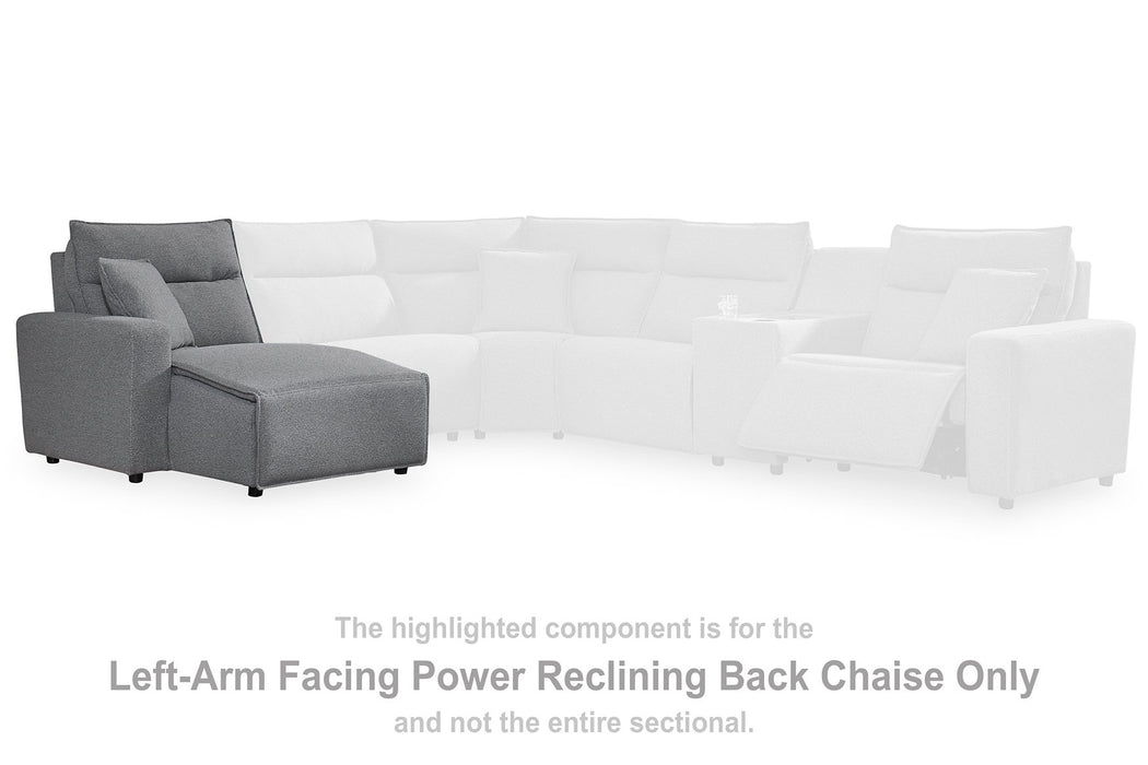 Modmax Power Reclining Sectional with Chaise - Holmwood's Furniture & Design Center (Somersworth, NH)