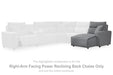 Modmax Power Reclining Sectional with Chaise - Holmwood's Furniture & Design Center (Somersworth, NH)