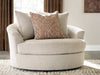 Steelwater Retreat Oversized Swivel Accent Chair - Holmwood's Furniture & Design Center (Somersworth, NH)
