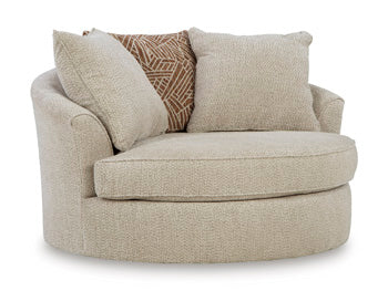 Steelwater Retreat Oversized Swivel Accent Chair - Holmwood's Furniture & Design Center (Somersworth, NH)