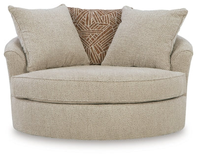 Steelwater Retreat Oversized Swivel Accent Chair - Holmwood's Furniture & Design Center (Somersworth, NH)