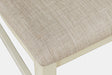 Jofran Craftsman Slat-Back Upholstered Desk Chair in Antique Cream - Holmwood's Furniture & Design Center (Somersworth, NH)
