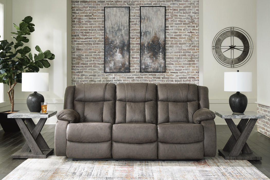 First Base Reclining Sofa - Holmwood's Furniture & Design Center (Somersworth, NH)
