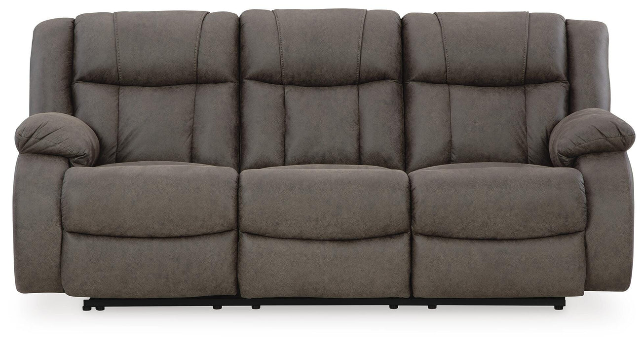 First Base Reclining Sofa - Holmwood's Furniture & Design Center (Somersworth, NH)