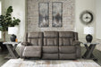 First Base Reclining Sofa - Holmwood's Furniture & Design Center (Somersworth, NH)