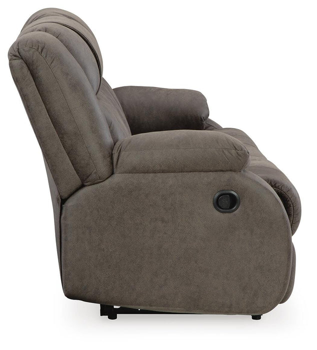 First Base Reclining Sofa - Holmwood's Furniture & Design Center (Somersworth, NH)