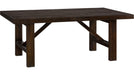 Jofran Kona Grove Dining Table in Chocolate - Holmwood's Furniture & Design Center (Somersworth, NH)