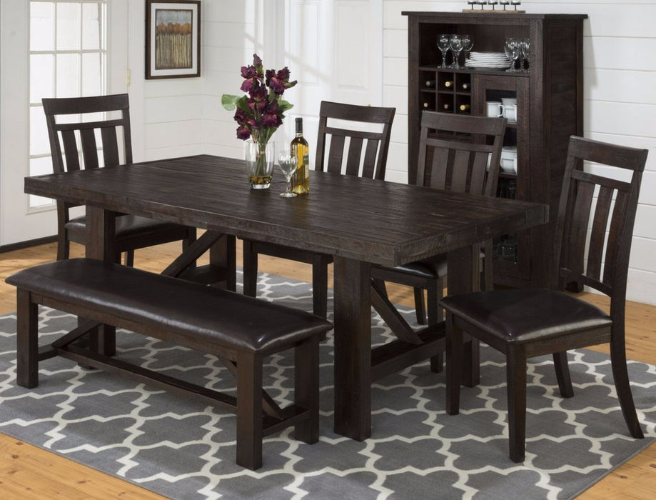 Jofran Kona Grove Rectangular Dining Table in Dark Brown - Holmwood's Furniture & Design Center (Somersworth, NH)