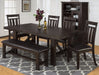 Jofran Kona Grove Rectangular Dining Table in Dark Brown - Holmwood's Furniture & Design Center (Somersworth, NH)