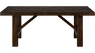 Jofran Kona Grove Dining Table in Chocolate - Holmwood's Furniture & Design Center (Somersworth, NH)