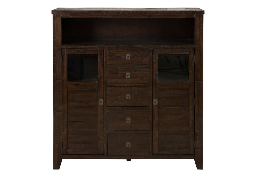 Jofran Kona Grove Dining Cabinet in Dark Brown - Holmwood's Furniture & Design Center (Somersworth, NH)