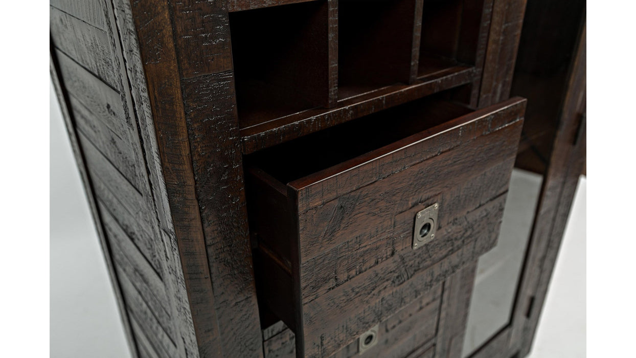 Jofran Kona Grove Wine Pantry in Chocolate - Holmwood's Furniture & Design Center (Somersworth, NH)