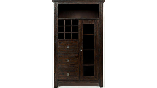 Jofran Kona Grove Wine Pantry in Chocolate - Holmwood's Furniture & Design Center (Somersworth, NH)