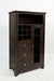 Jofran Kona Grove Wine Pantry in Dark Brown image
