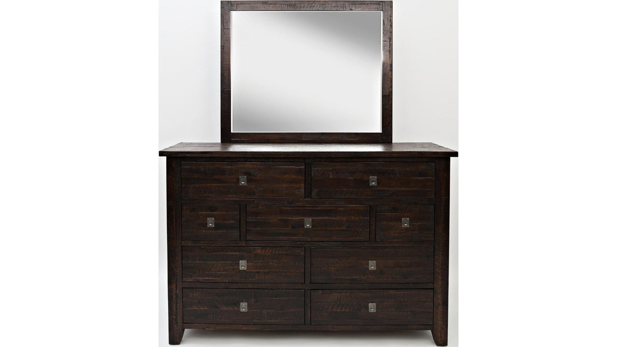 Jofran Kona Grove Mirror in Deep Chocolate - Holmwood's Furniture & Design Center (Somersworth, NH)