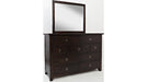 Jofran Kona Grove Mirror in Deep Chocolate - Holmwood's Furniture & Design Center (Somersworth, NH)