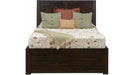 Jofran Kona Grove Queen Storage Bed in Chocolate - Holmwood's Furniture & Design Center (Somersworth, NH)
