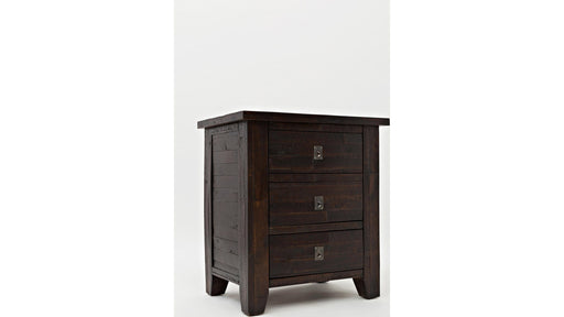 Jofran Kona Grove Nightstand in Deep Chocolate - Holmwood's Furniture & Design Center (Somersworth, NH)