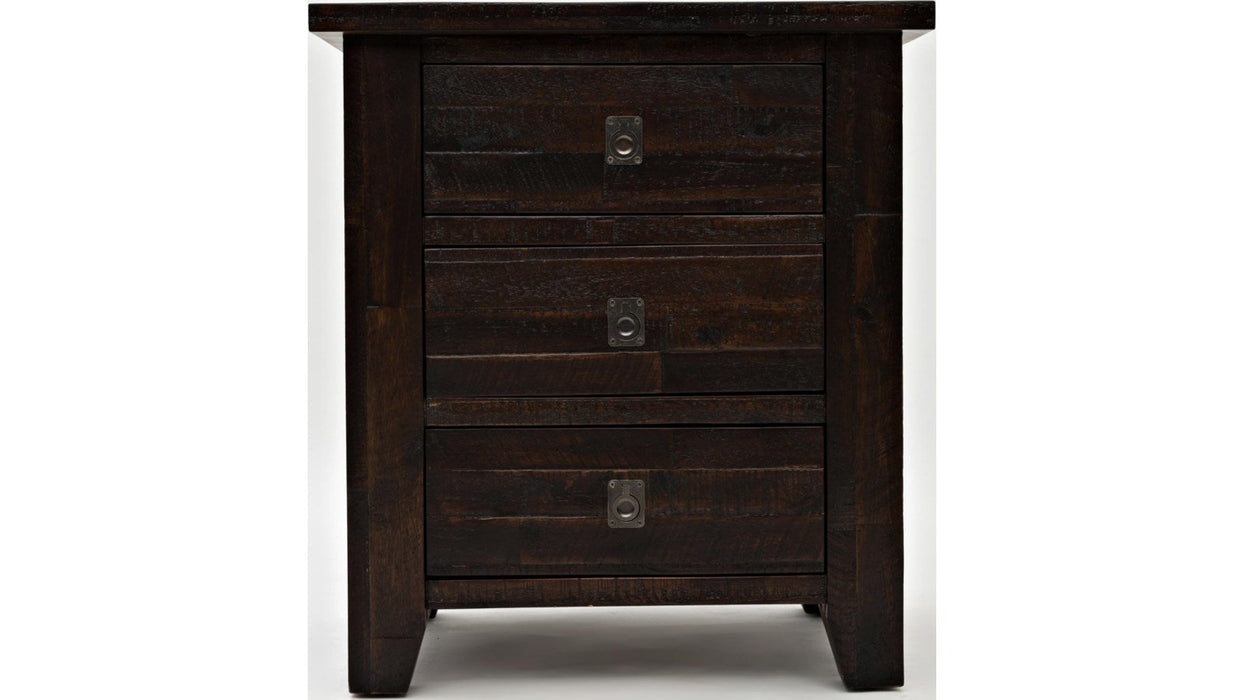 Jofran Kona Grove Nightstand in Deep Chocolate - Holmwood's Furniture & Design Center (Somersworth, NH)