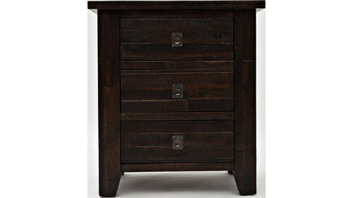 Jofran Kona Grove Nightstand in Deep Chocolate - Holmwood's Furniture & Design Center (Somersworth, NH)