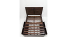 Jofran Kona Grove King Storage Bed in Chocolate - Holmwood's Furniture & Design Center (Somersworth, NH)