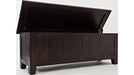 Jofran Kona Grove Blanket Chest in Deep Chocolate - Holmwood's Furniture & Design Center (Somersworth, NH)