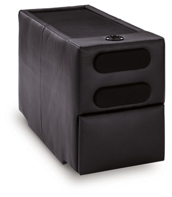 Modmax II Sectional Loveseat with Audio Console - Holmwood's Furniture & Design Center (Somersworth, NH)