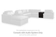 Modmax II Sectional Loveseat with Audio Console - Holmwood's Furniture & Design Center (Somersworth, NH)