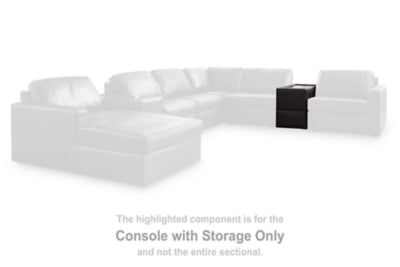 Modmax II Sectional Sofa with Storage Console - Holmwood's Furniture & Design Center (Somersworth, NH)