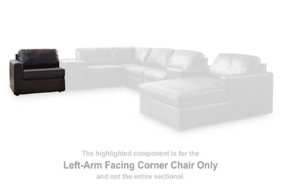 Modmax II Sectional Loveseat with Audio Console - Holmwood's Furniture & Design Center (Somersworth, NH)