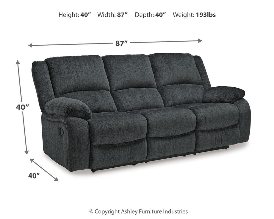 Draycoll Reclining Sofa - Holmwood's Furniture & Design Center (Somersworth, NH)