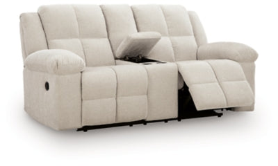 Orlen Reclining Loveseat with Console - Holmwood's Furniture & Design Center (Somersworth, NH)