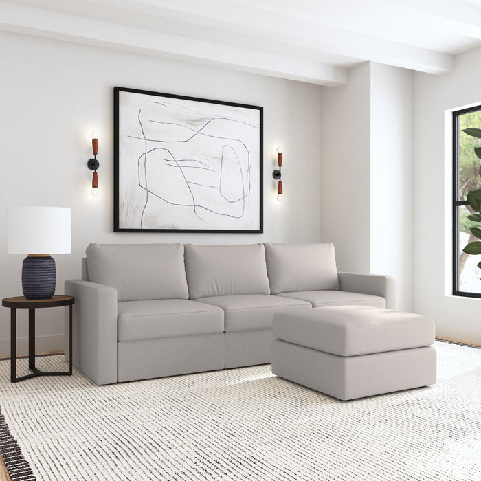 Flex Sofa with Standard Arm and Ottoman - Holmwood's Furniture & Design Center (Somersworth, NH)