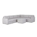 Flex 6-Seat Sectional with Narrow Arm and Storage Ottoman - 5000003377 - Holmwood's Furniture & Design Center (Somersworth, NH)