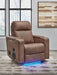 Lorrenton Power Glider Recliner with Audio System - Holmwood's Furniture & Design Center (Somersworth, NH)