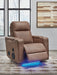 Lorrenton Power Glider Recliner with Audio System - Holmwood's Furniture & Design Center (Somersworth, NH)