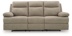 Side-Swipe Reclining Sofa with Drop Down Table - Holmwood's Furniture & Design Center (Somersworth, NH)