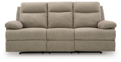 Side-Swipe Reclining Sofa with Drop Down Table - Holmwood's Furniture & Design Center (Somersworth, NH)