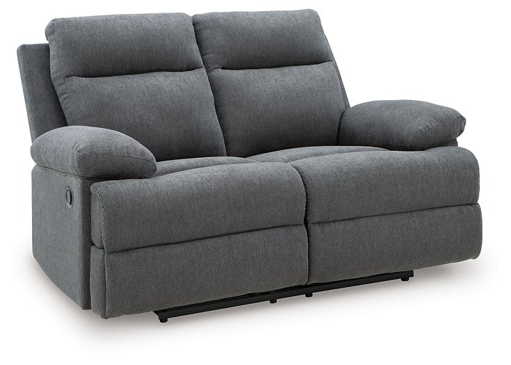 Side-Swipe Reclining Loveseat - Holmwood's Furniture & Design Center (Somersworth, NH)