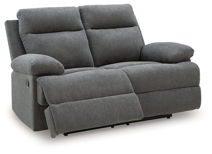 Side-Swipe Reclining Loveseat - Holmwood's Furniture & Design Center (Somersworth, NH)