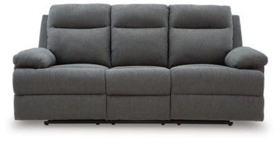 Side-Swipe Reclining Sofa with Drop Down Table - Holmwood's Furniture & Design Center (Somersworth, NH)