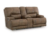 Beckley Place Power Reclining Loveseat with Console - Holmwood's Furniture & Design Center (Somersworth, NH)