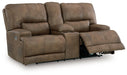Beckley Place Power Reclining Loveseat with Console - Holmwood's Furniture & Design Center (Somersworth, NH)