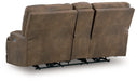 Beckley Place Power Reclining Loveseat with Console - Holmwood's Furniture & Design Center (Somersworth, NH)